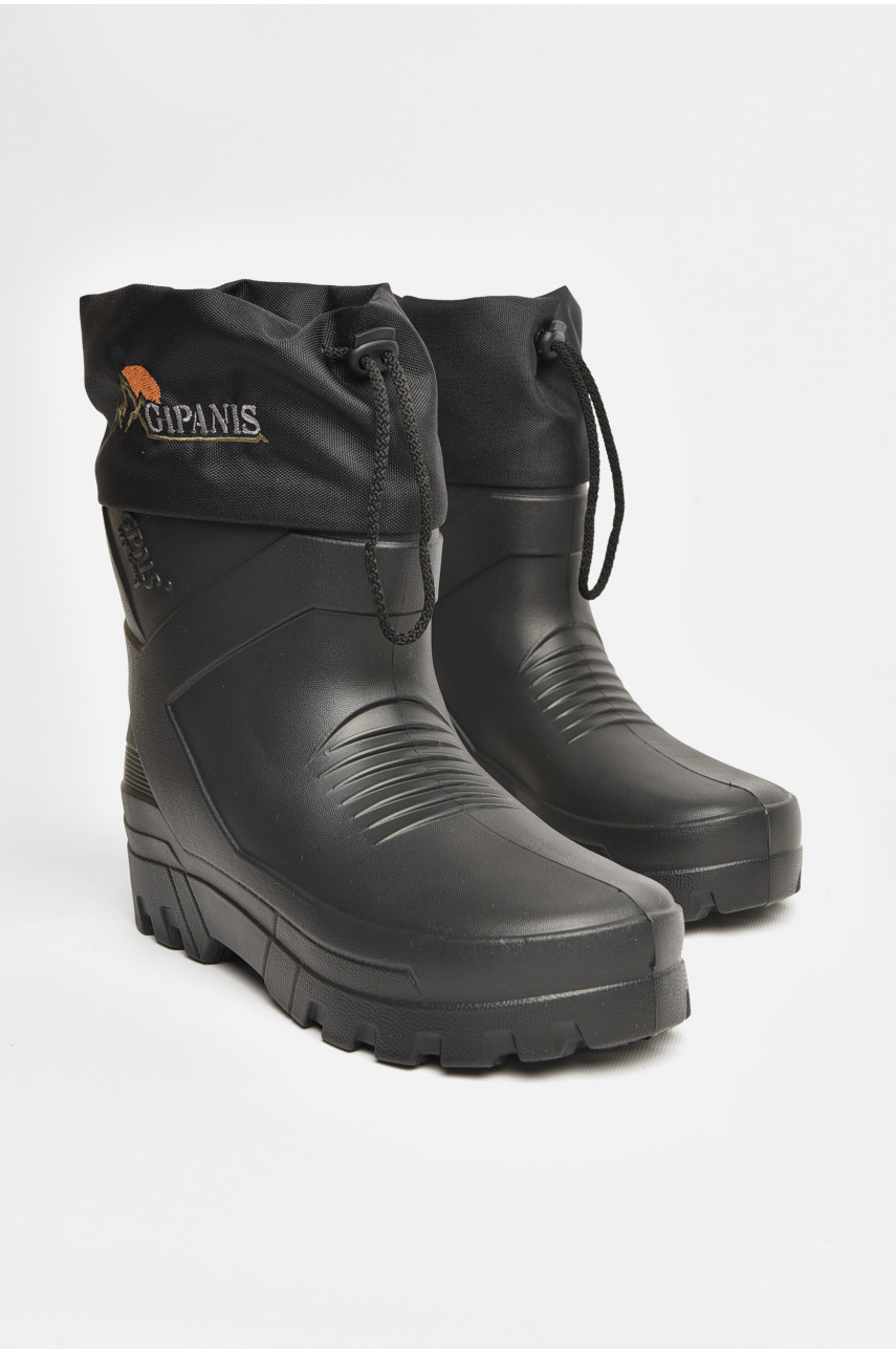 Сапоги мужские пена со сьемным носком черного цвета RM-142 206400