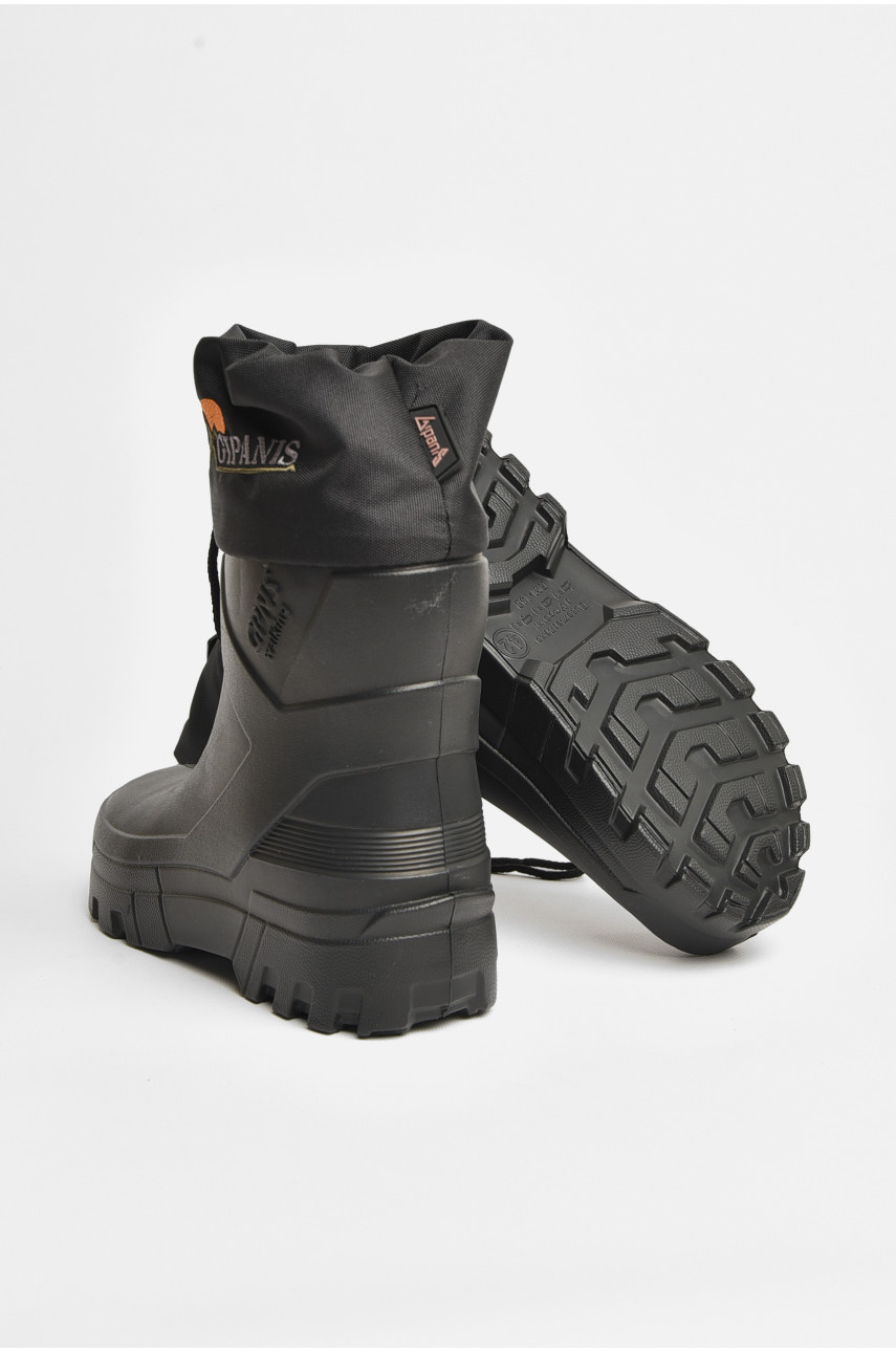 Чоботи чоловічі піна зі з`ємною шкарпеткою чорного кольору RM-142 206400