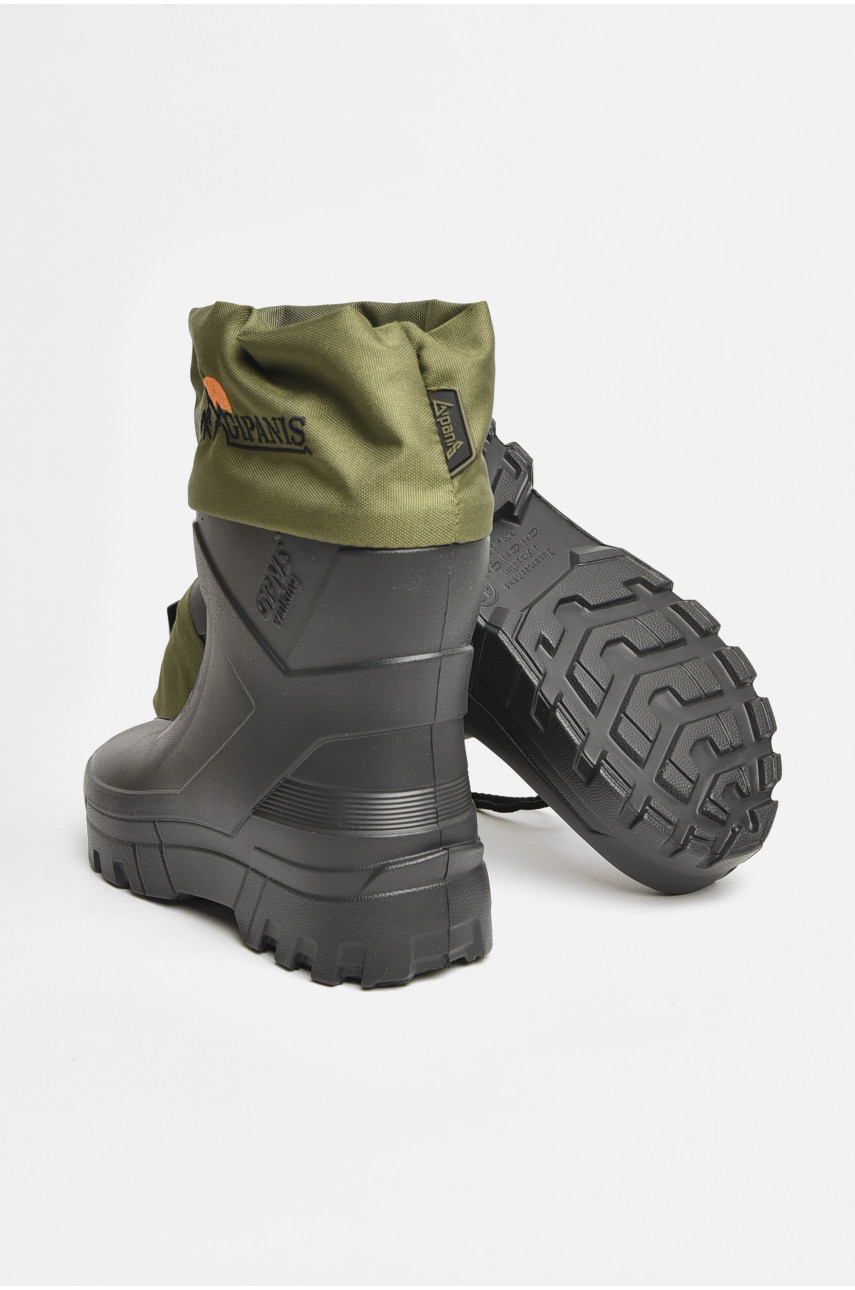 Чоботи чоловічі піна зі з`ємною шкарпеткою чорного кольору RM-142 206402