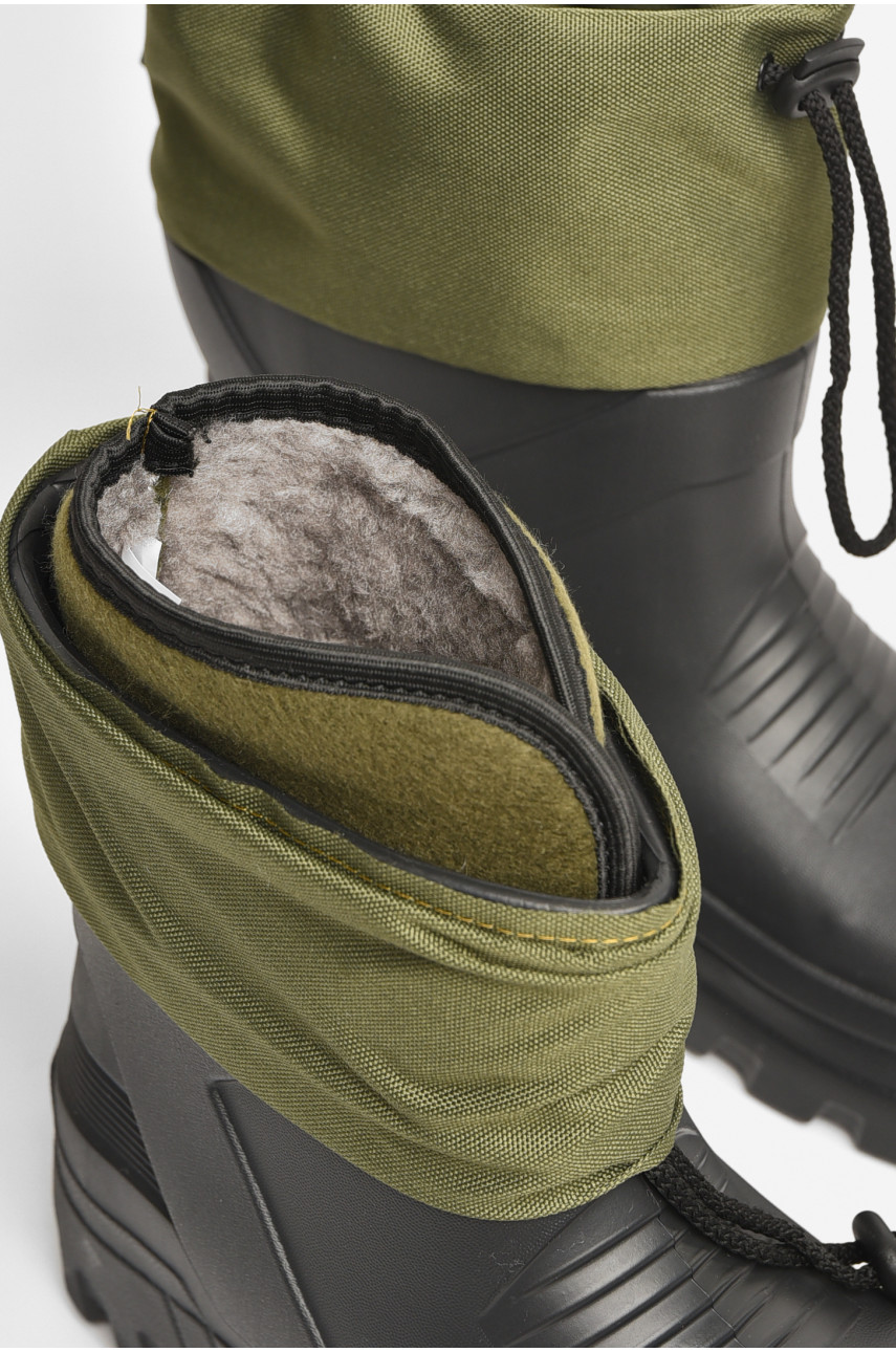 Чоботи чоловічі піна зі з`ємною шкарпеткою чорного кольору RM-142 206402