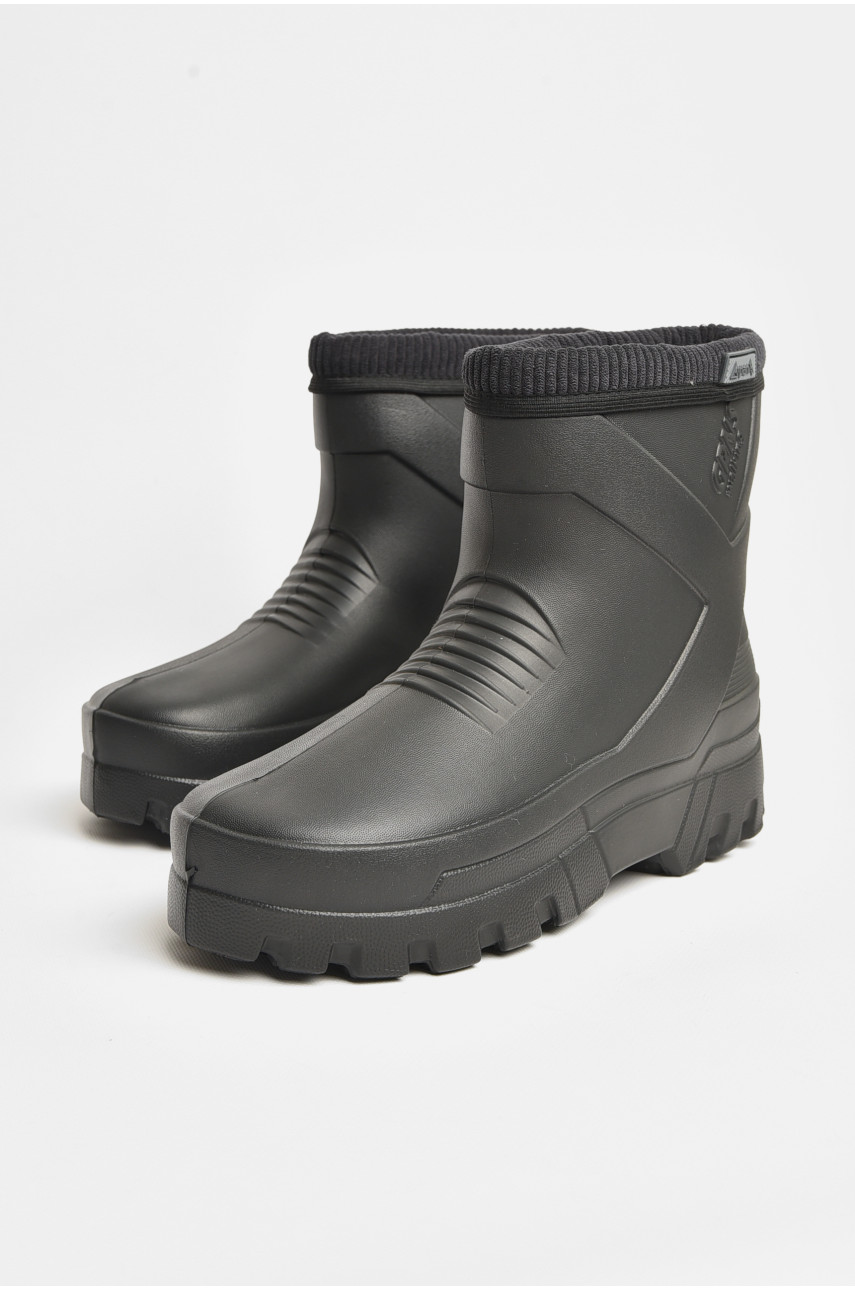 Сапоги мужские пена со сьемным носком черного цвета RM-142-2 206403