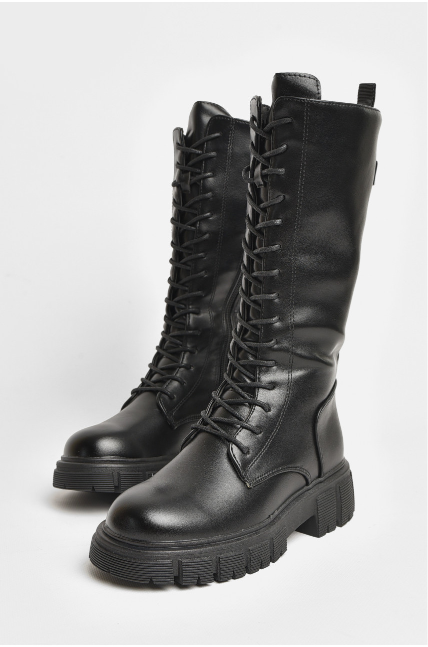 Сапоги демисезонные детские девочка черного цвета С30801-0 206408