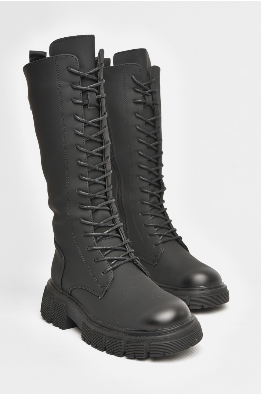 Сапоги демисезонные детские девочка черного цвета С30801-30 206428