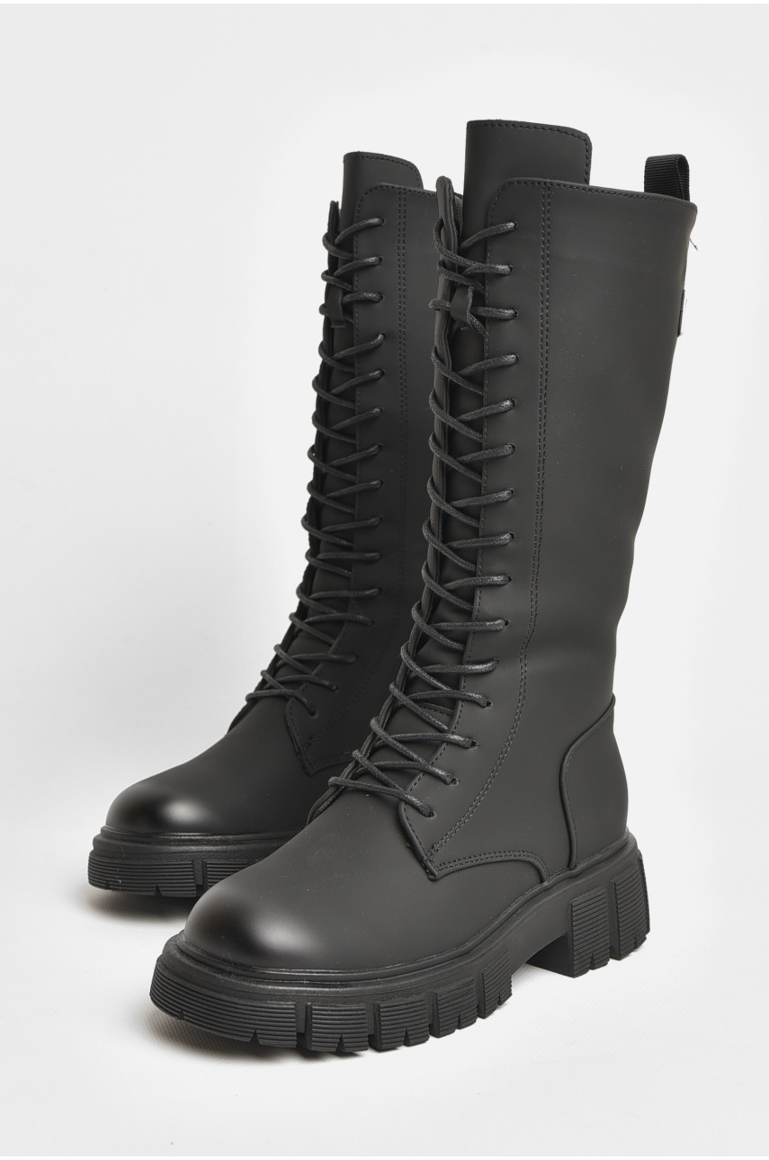 Сапоги демисезонные детские девочка черного цвета С30801-30 206428