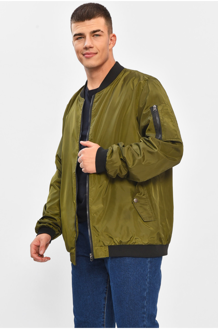 Ветровка мужская цвета хаки 206438