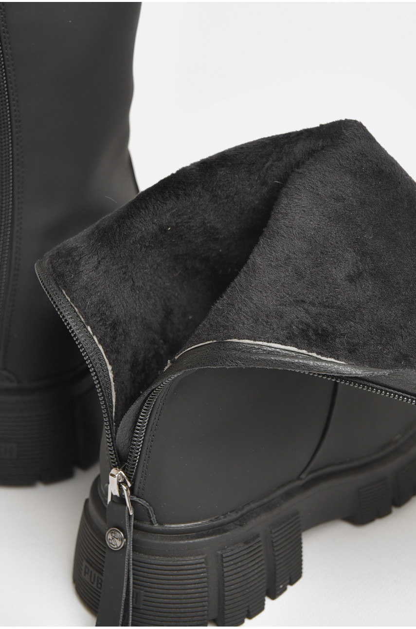 Сапоги демисезонные детские девочка черного цвета С30800-30 206439