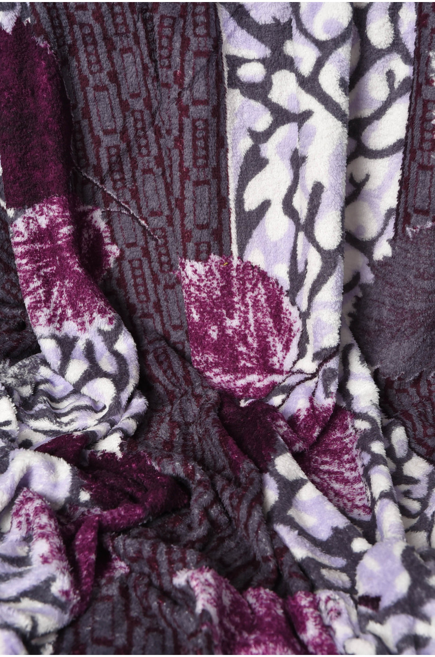 Плед сиреневого цвета с принтом размер 200*220 206467