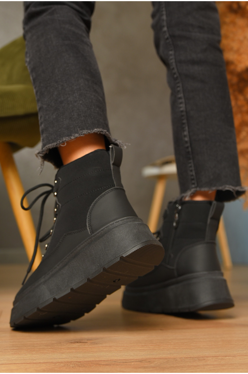 Ботинки женские зимниее черного цвета RF 9272 206512