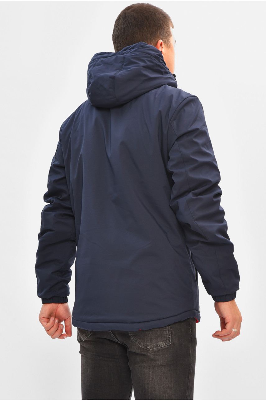 Куртка мужская демисезонная двухсторонняя красного цвета 3116 206518