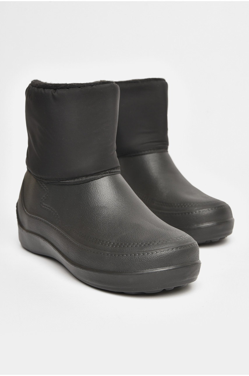 Дутики мужские пена на меху черного цвета МДЗ-05 206523