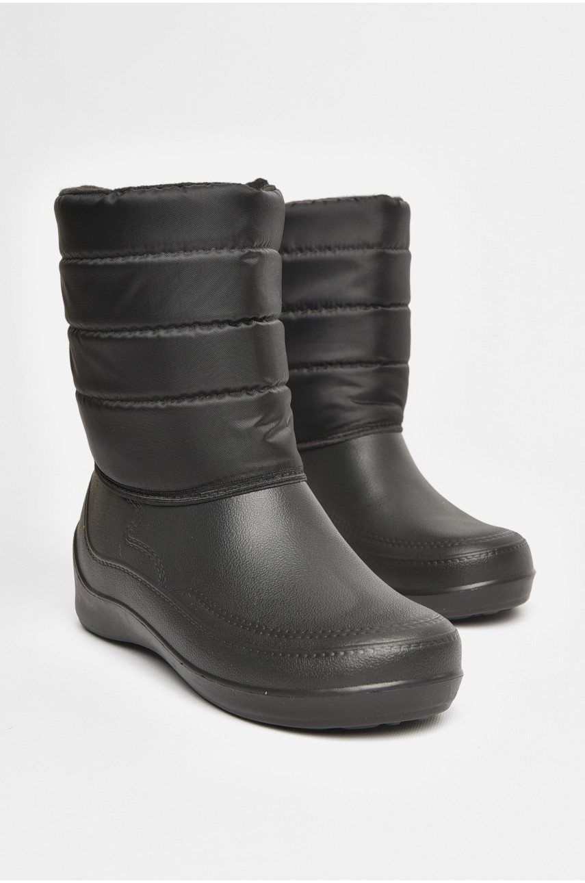 Дутики мужские пена на меху черного цвета МДЗ-06 206525