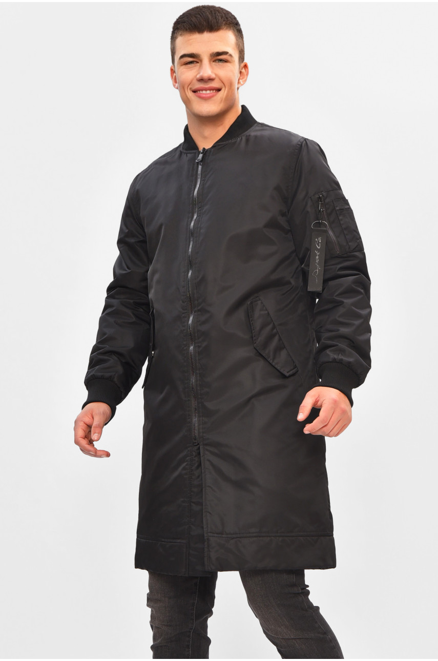 Куртка мужская демисезонная черного цвета 6502 206535
