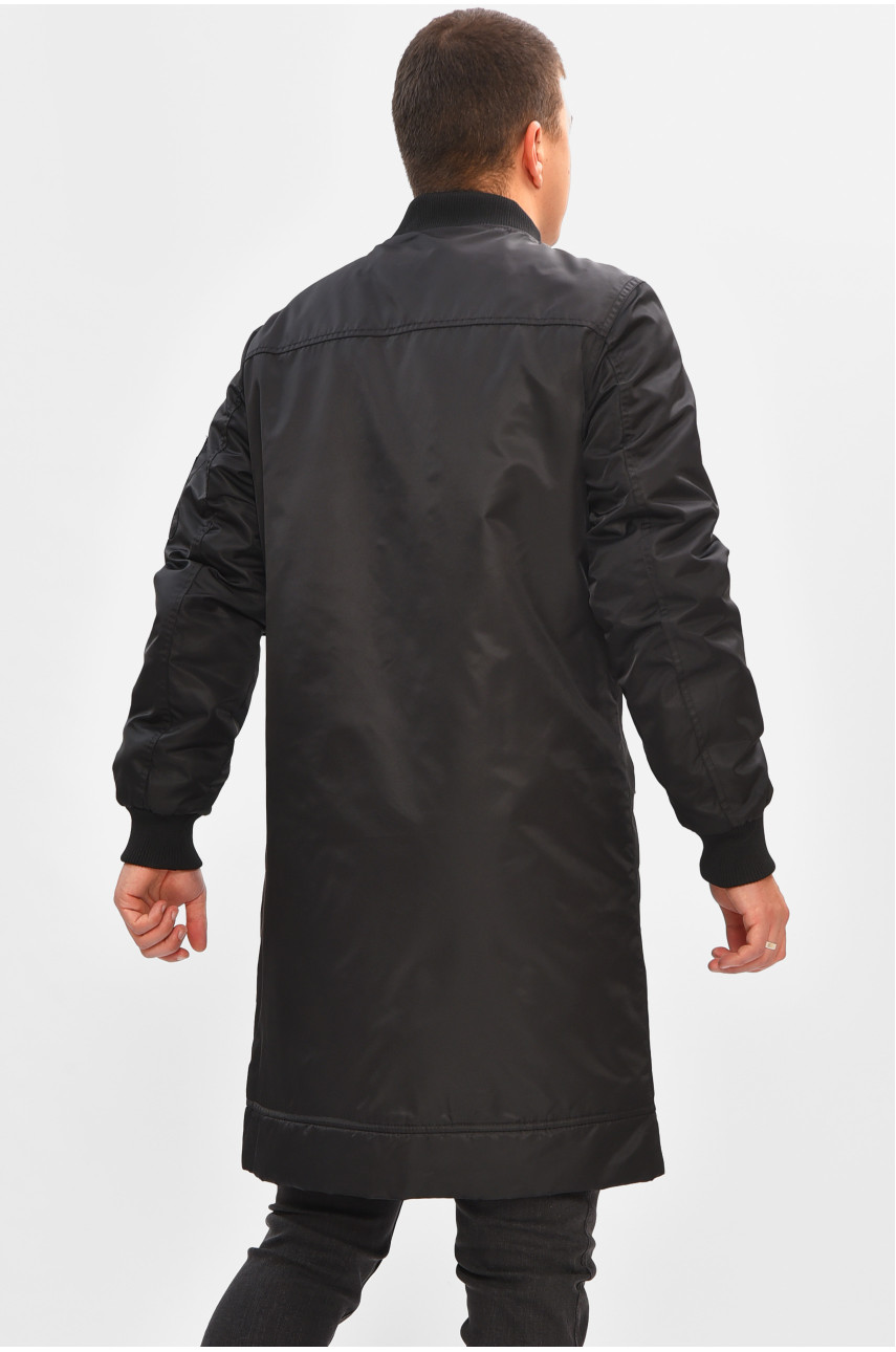 Куртка мужская демисезонная черного цвета 6502 206535