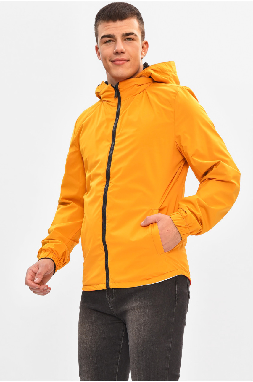 Куртка мужская демисезонная двухсторонняя красного цвета 3124 206541