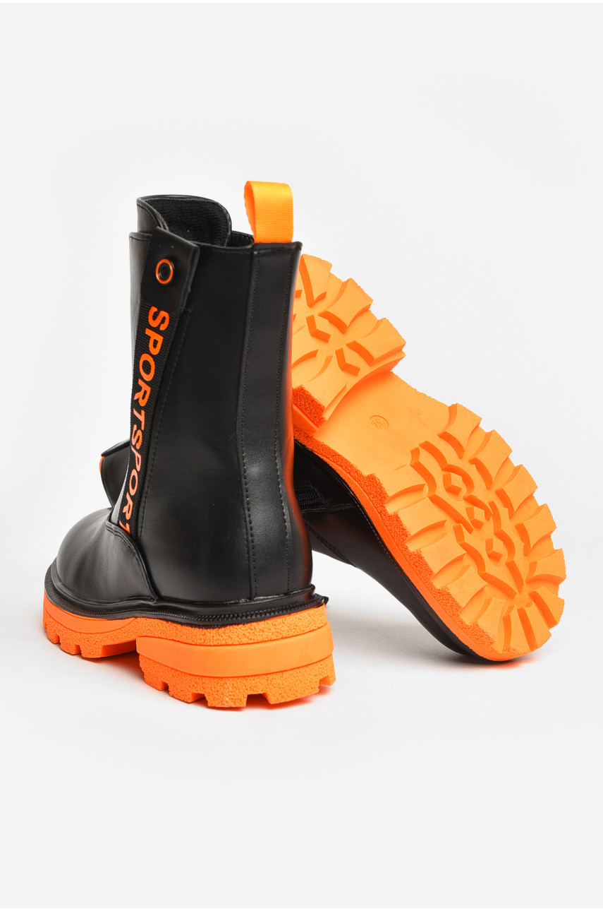 Ботинки детские демисезонные черного цвета 710-5 206609