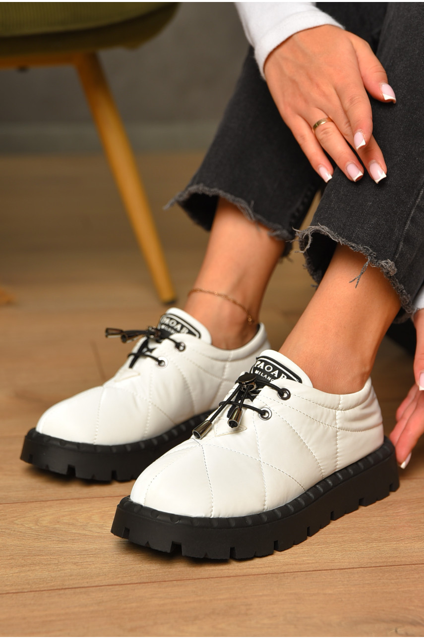 Туфли женские белого цвета М18-1 206619