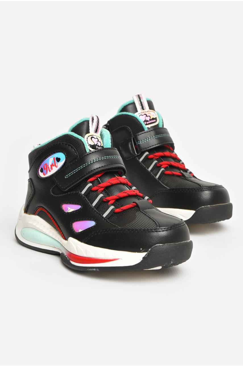 Ботинки детские демисезонные черного цвета В702-2 206621