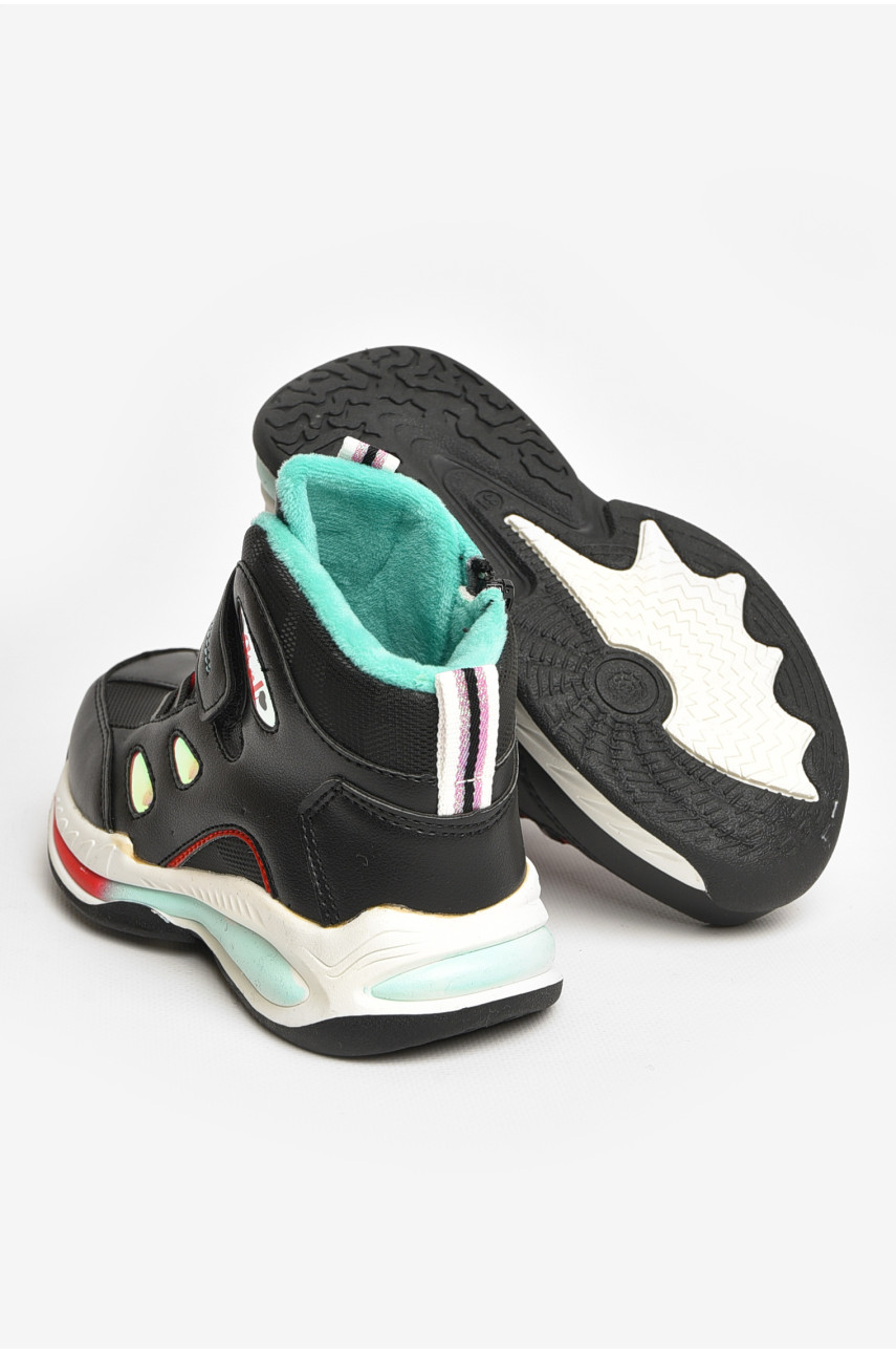 Ботинки детские демисезонные черного цвета В702-2 206621