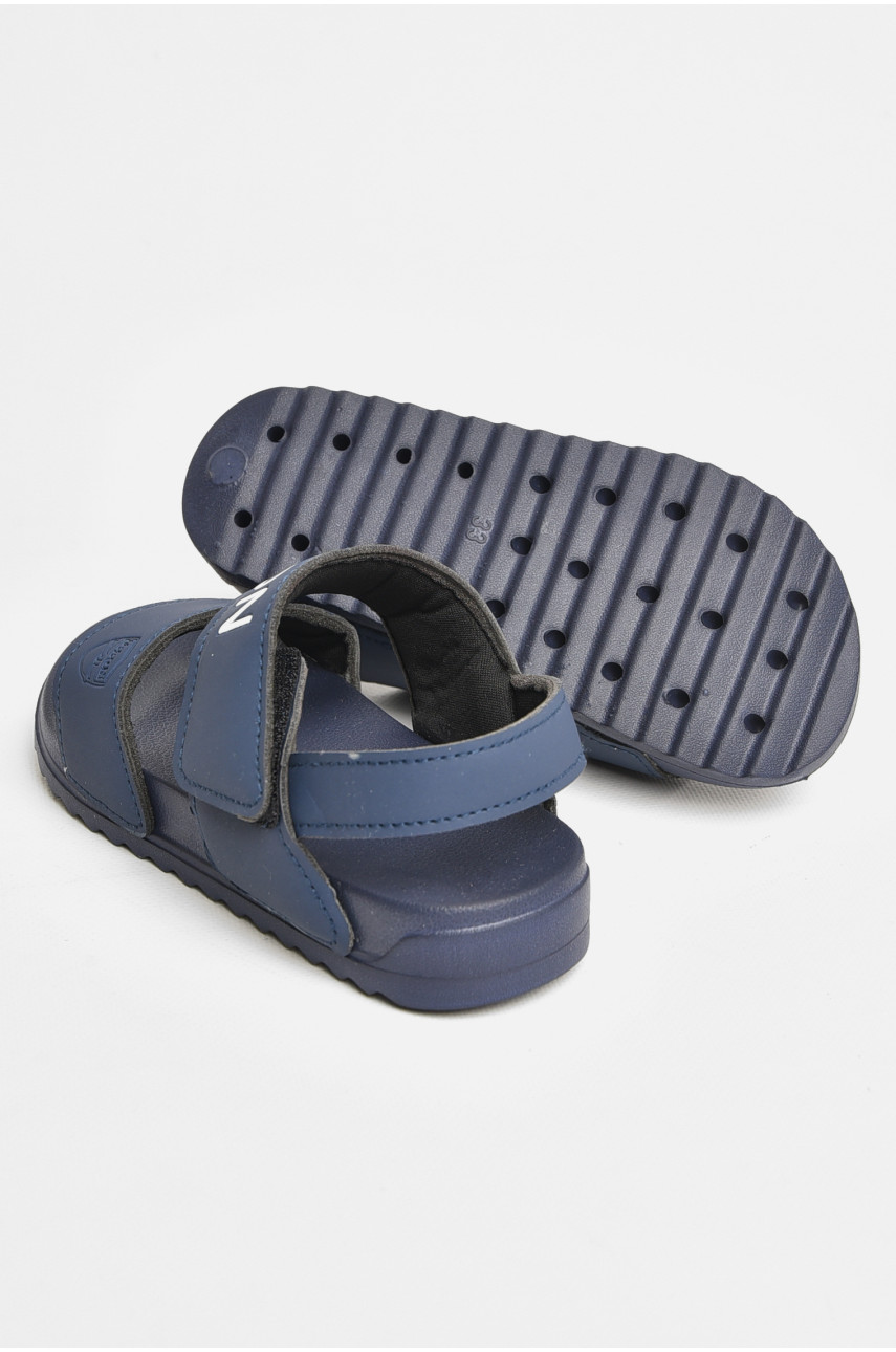 Сандалі дитячі темно-синього кольору на ліпучці 2201 206625