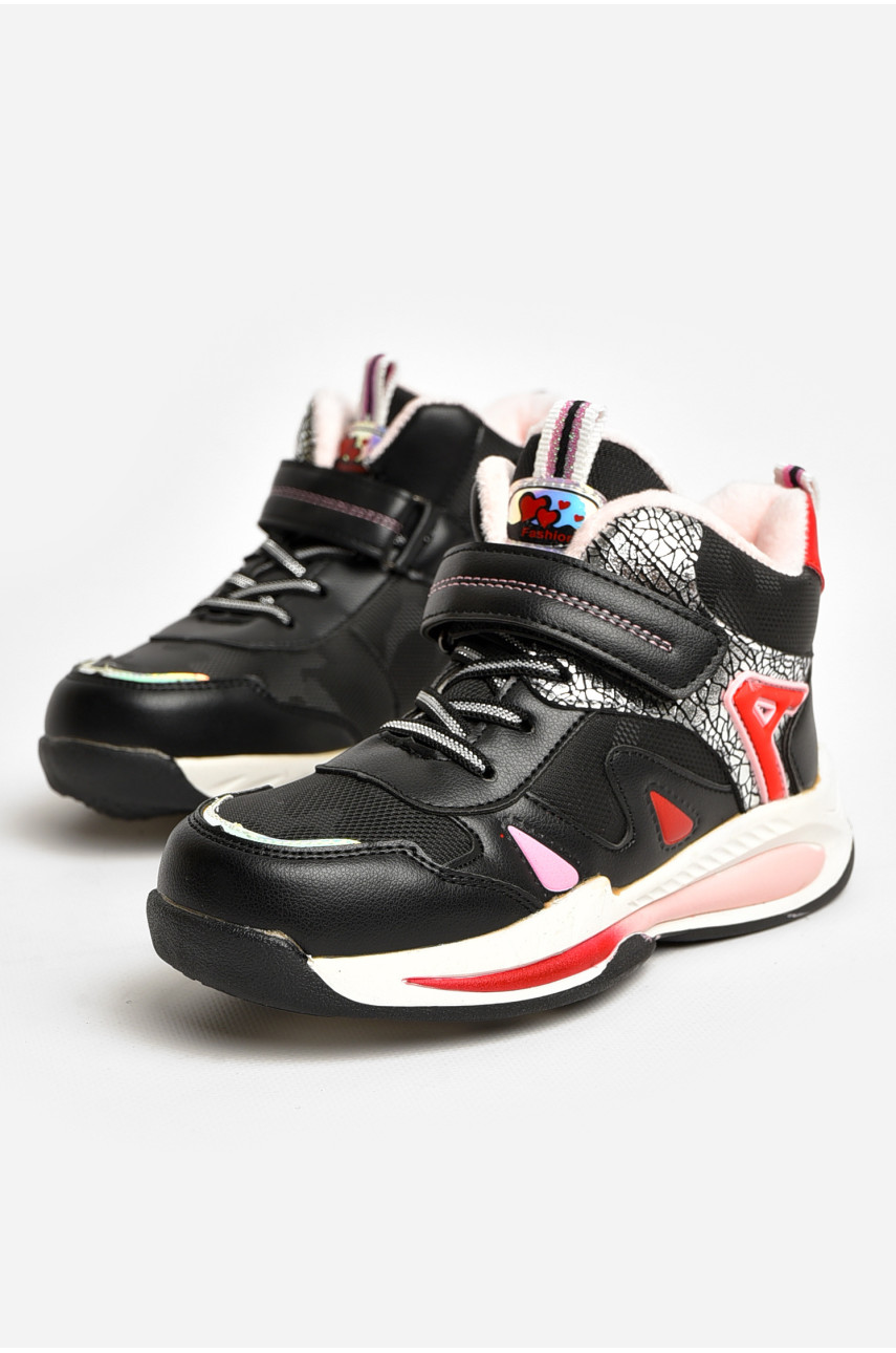 Ботинки детские демисезонные черного цвета В704-1 206630