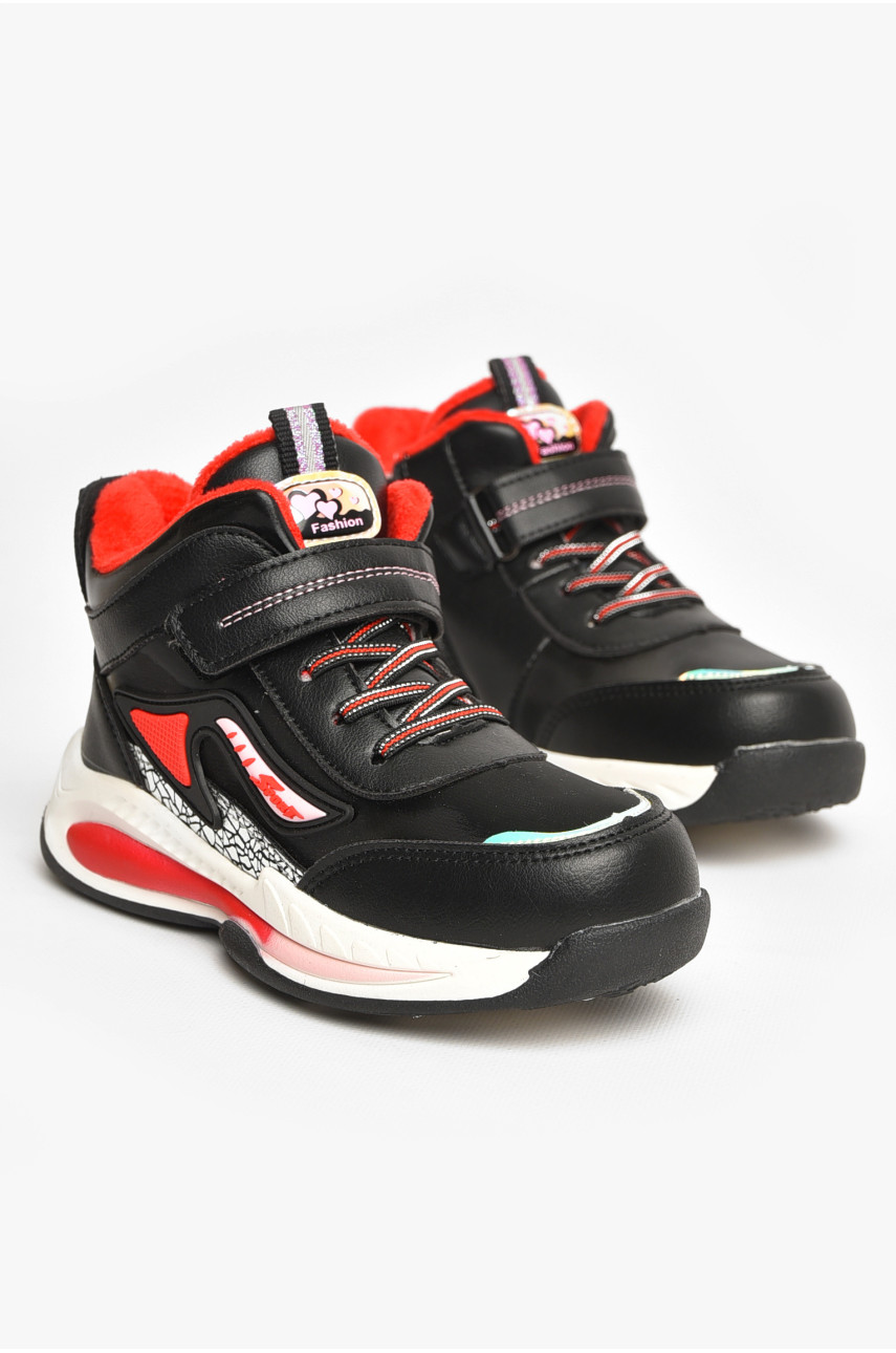 Ботинки детские демисезонные черного цвета В705-1 206631