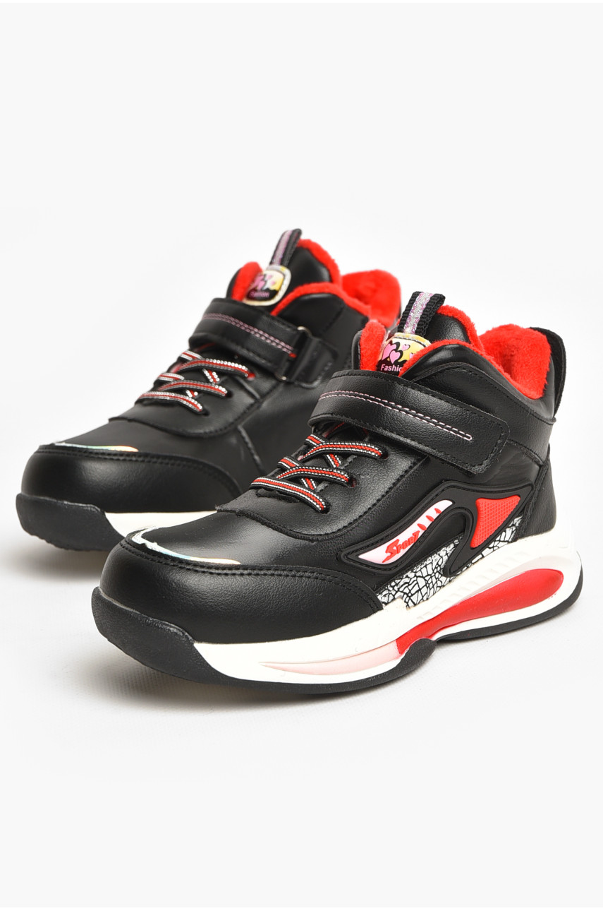 Ботинки детские демисезонные черного цвета В705-1 206631