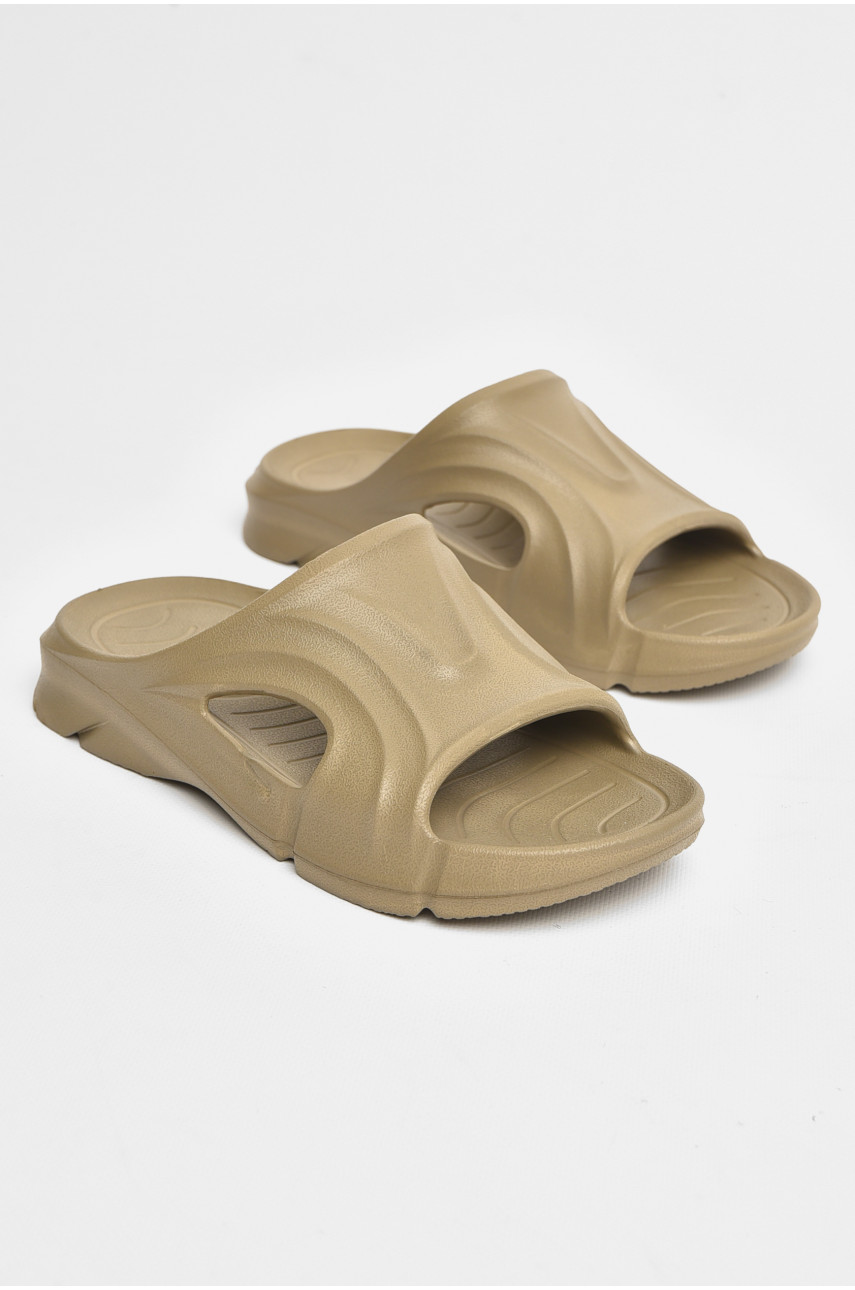 Шлепанцы пена женские светло-коричневого цвета 5043-2 206635