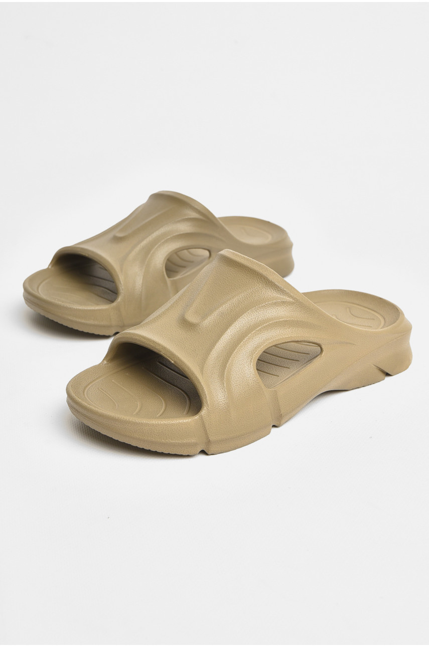 Шлепанцы пена женские светло-коричневого цвета 5043-2 206635