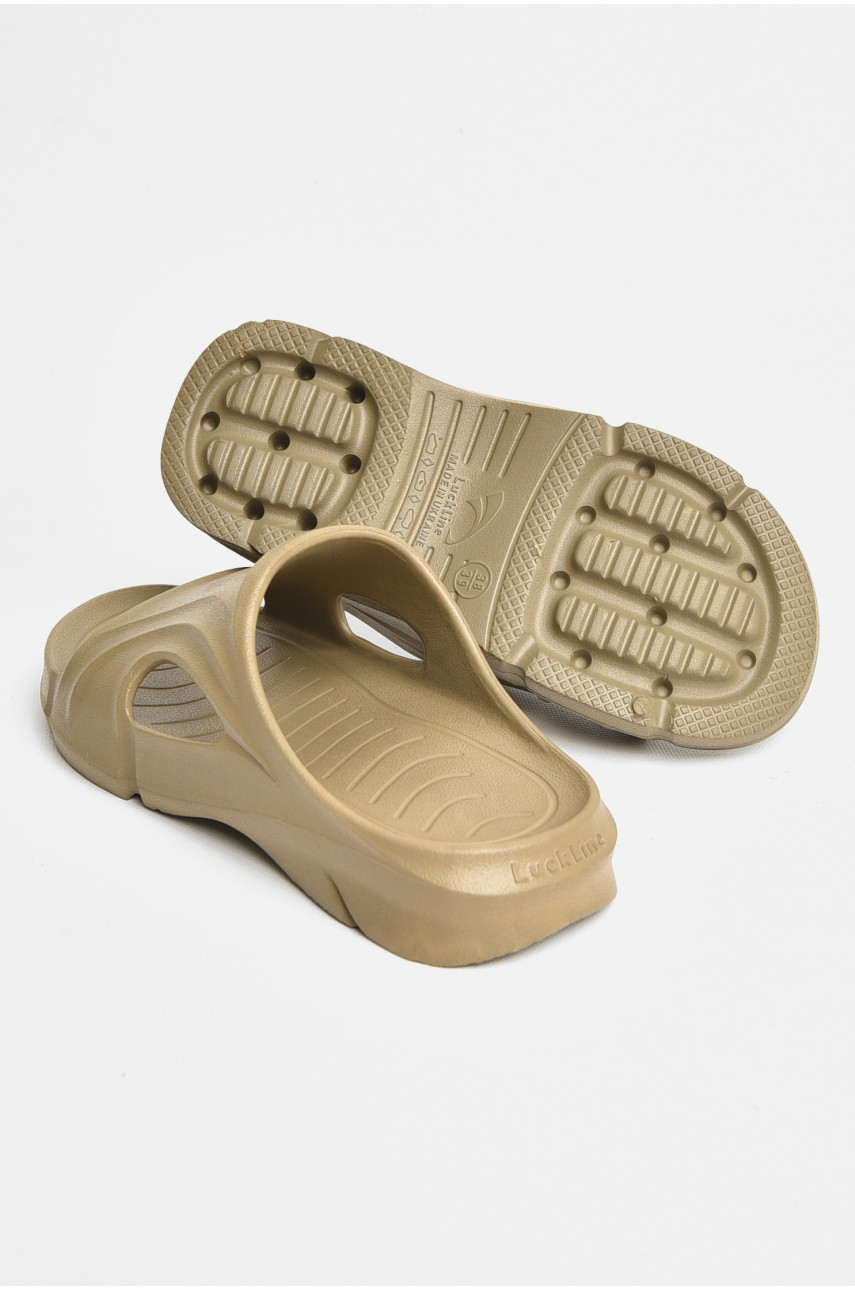 Шлепанцы пена женские светло-коричневого цвета 5043-2 206635 Шлепанцы пена женские светло-коричневого цвета 5043-2 206635