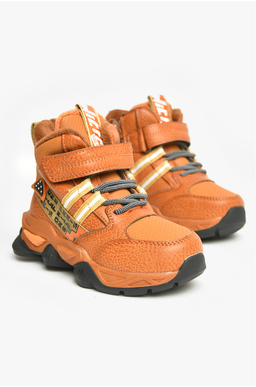 Ботинки детские демисезонные коричневого цвета В5027-5 206639