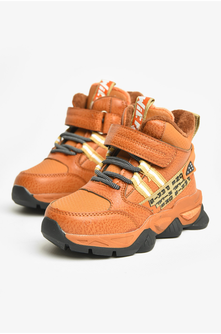 Ботинки детские демисезонные коричневого цвета В5027-5 206639