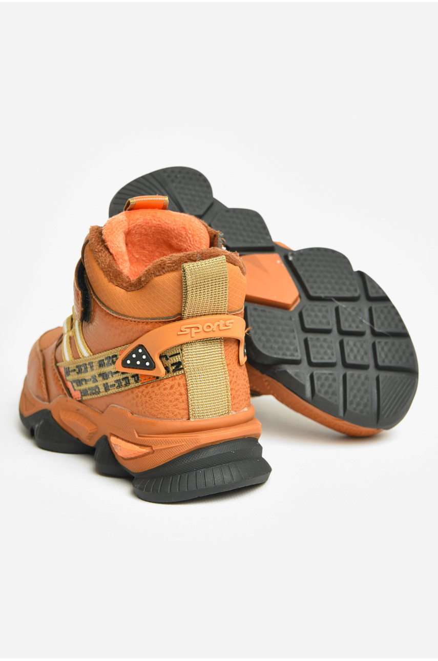 Ботинки детские демисезонные коричневого цвета В5027-5 206639