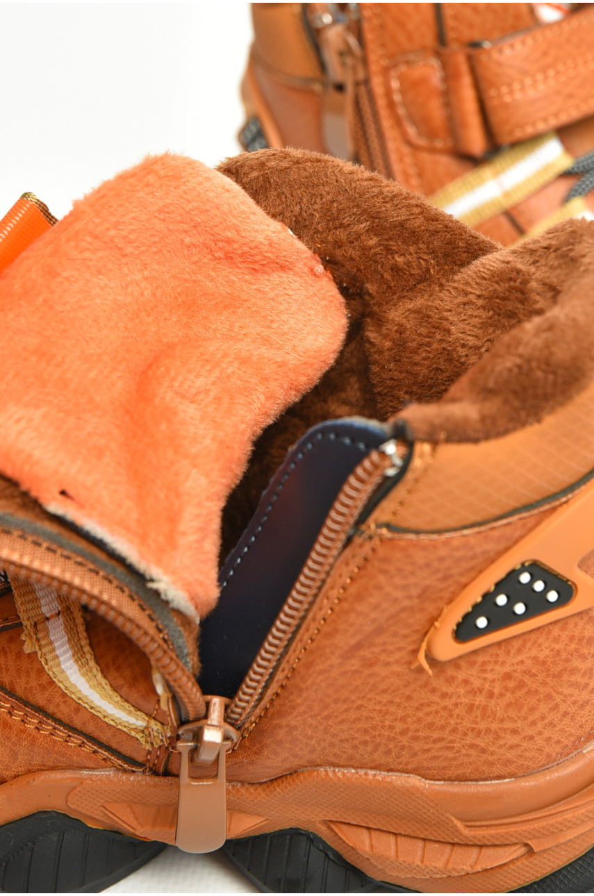 Ботинки детские демисезонные коричневого цвета В5027-5 206639