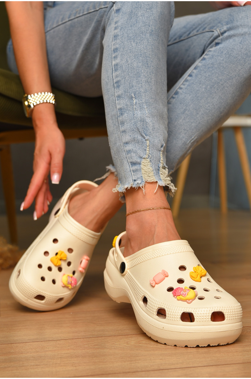 Крокси жіночі рожевого кольору 5139 206647