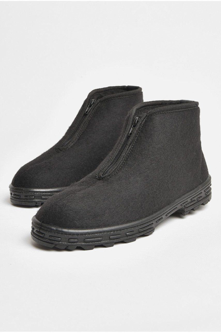 Бурки мужские на меху черного цвета L-7910 206648