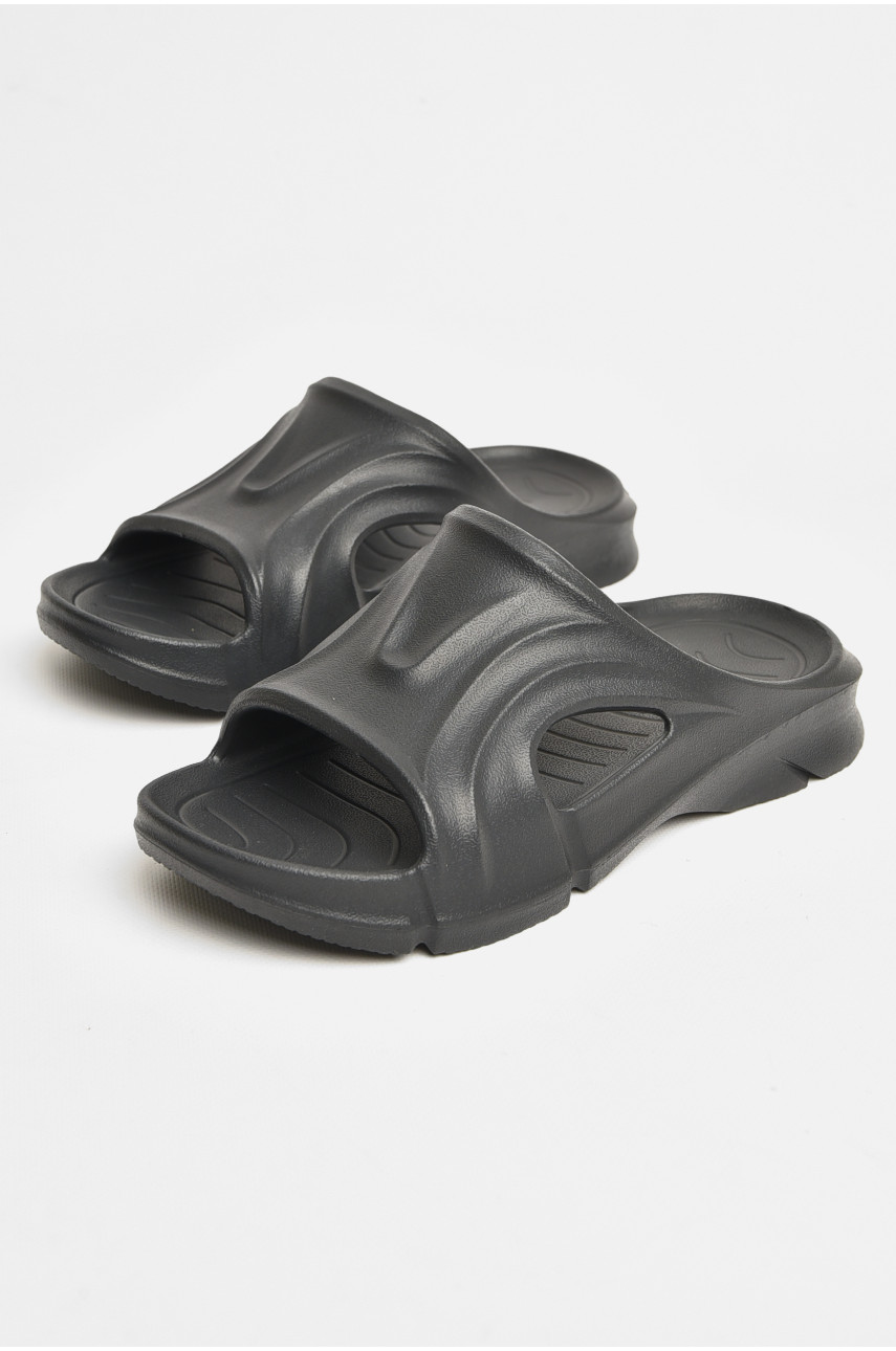 Шлепки пена мужские черного цвета 5075-1 206652