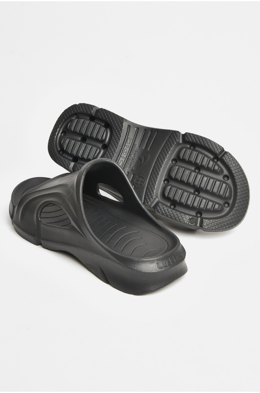 Шлепки пена мужские черного цвета 5075-1 206652