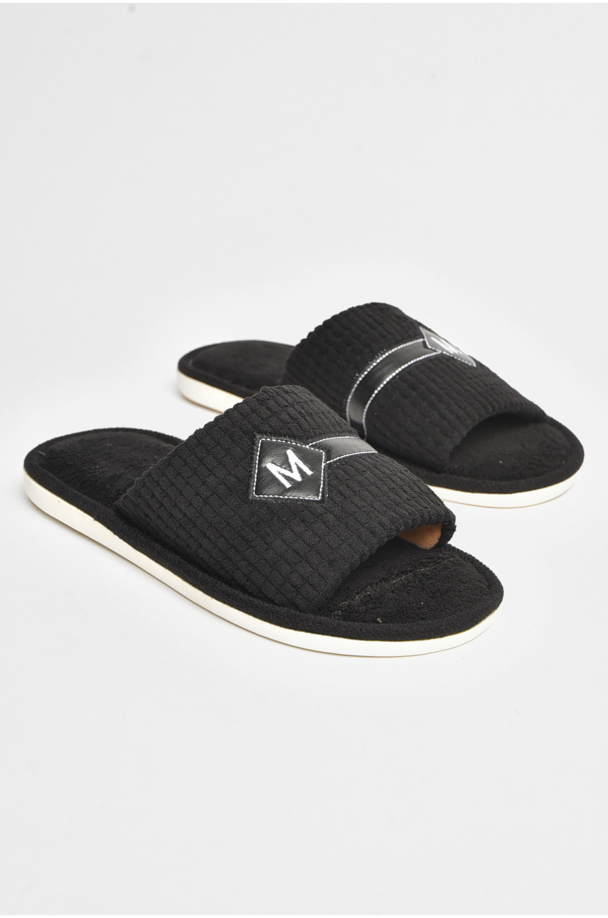 Тапочки комнатные мужские черного цвета 6118 206654