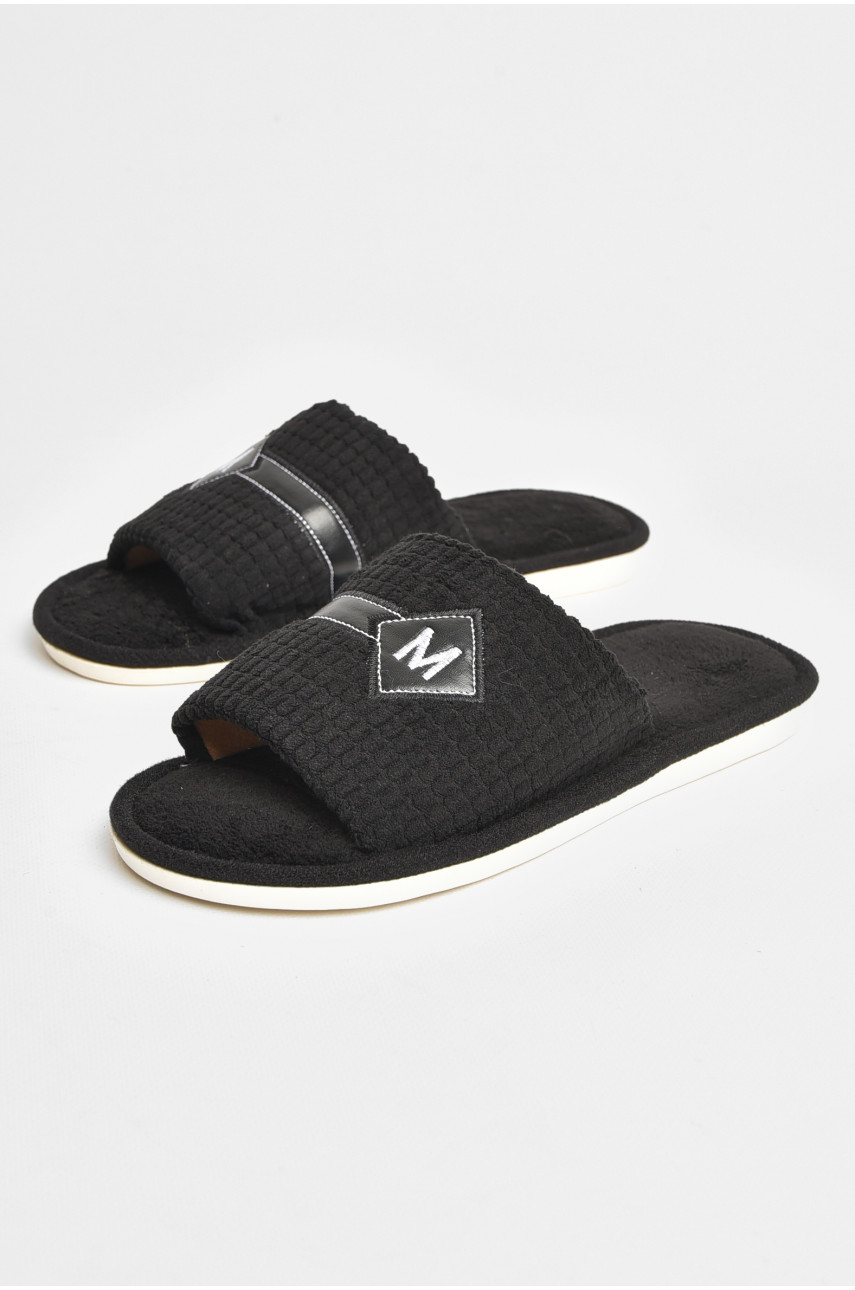 Тапочки комнатные мужские черного цвета 6118 206654