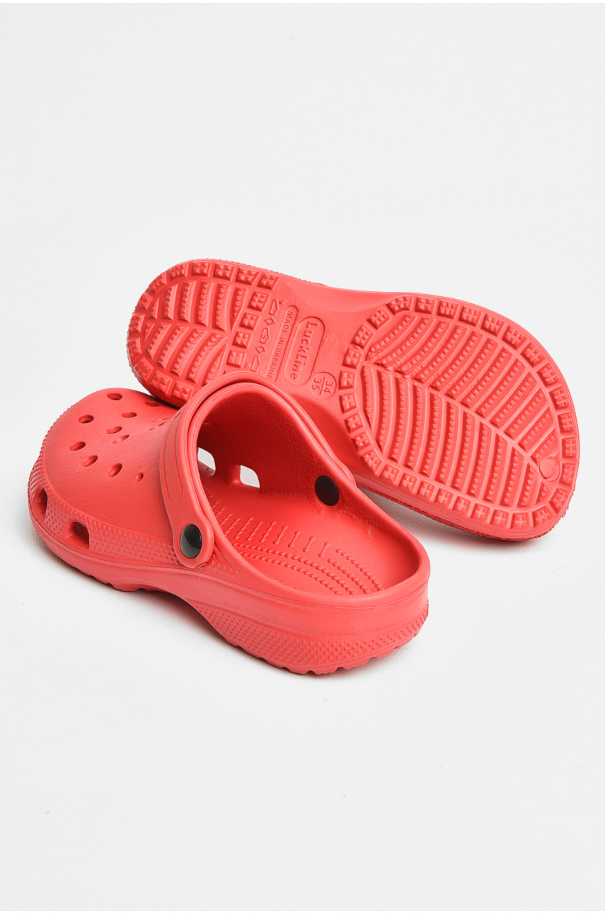 Крокси дитячі червоного кольору 3101-298 206657 Крокси дитячі червоного кольору 3101-298 206657