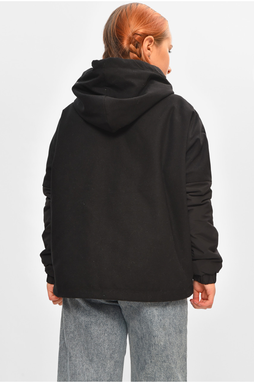 Куртка дитяча для дівчинки демісезонна чорного кольору 1910 206681