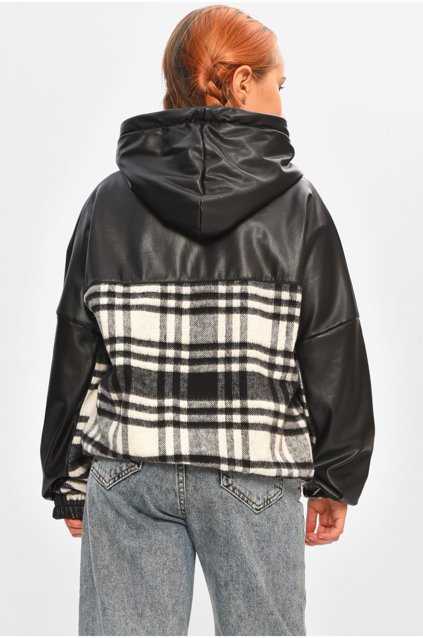 Куртка детская для девочки демисезонная черного цвета 02557 206709