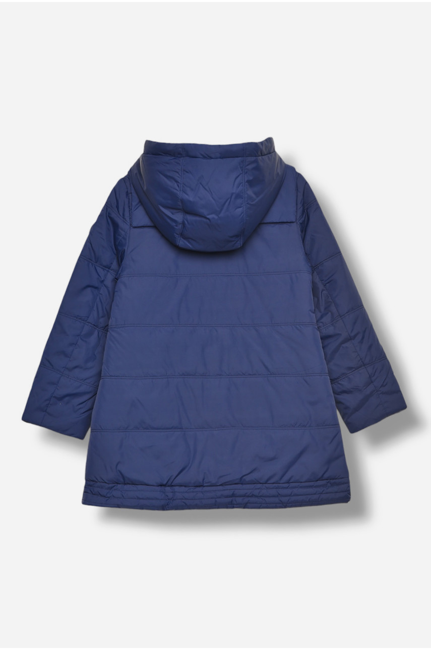 Куртка детская для девочки демисезонная тёмно-синего цвета SK-WM2109 206716