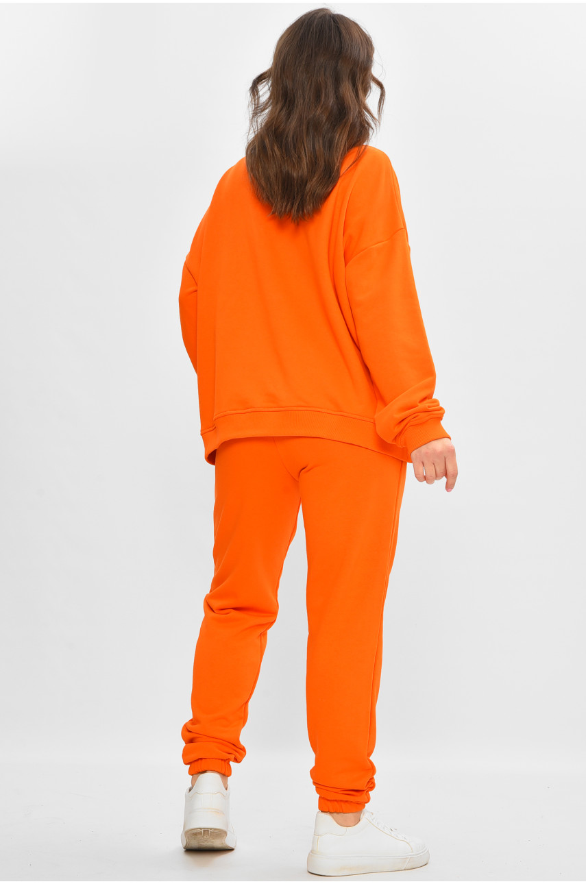 Спортивный костюм женский оранжевого цвета 206722 Спортивный костюм женский оранжевого цвета 206722