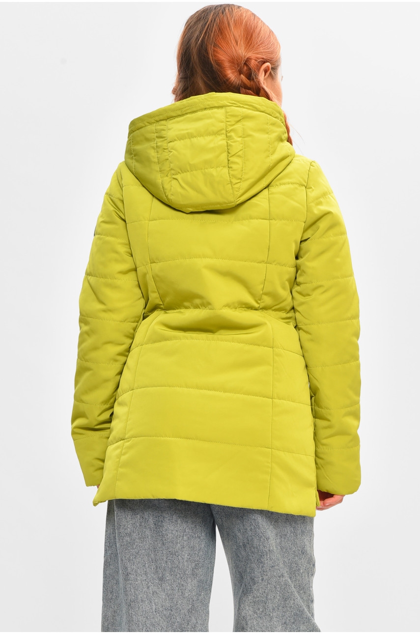 Куртка дитяча для дівчинки демісезонна салатового кольору 28092 206723