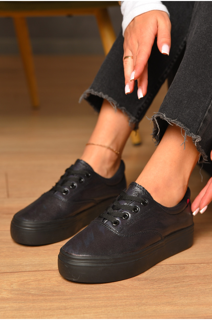 Сліпони жіночі чорно-синього кольору 1520004 206730