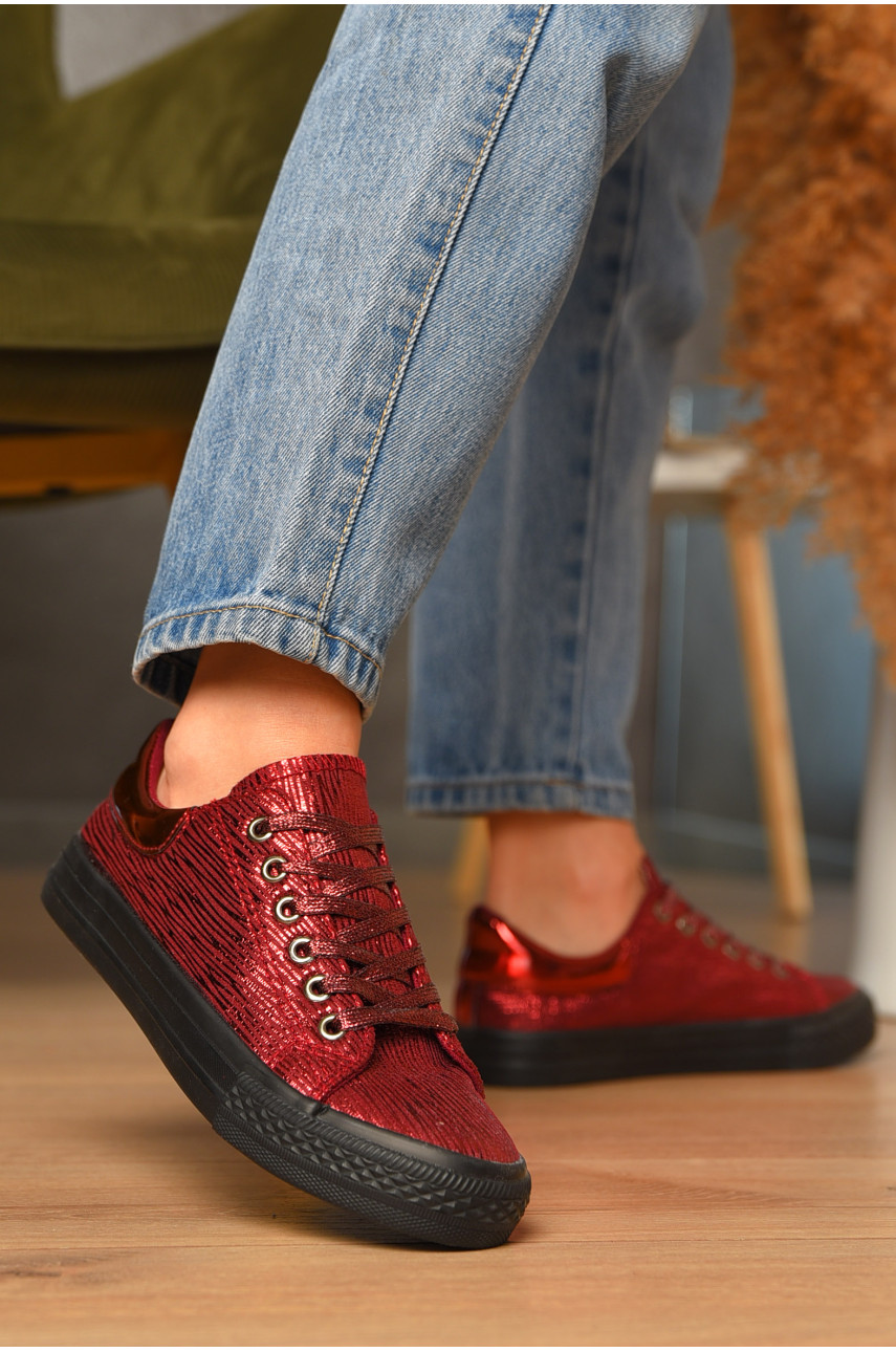 Мокасини жіночі червоного кольору 2975-46 206731
