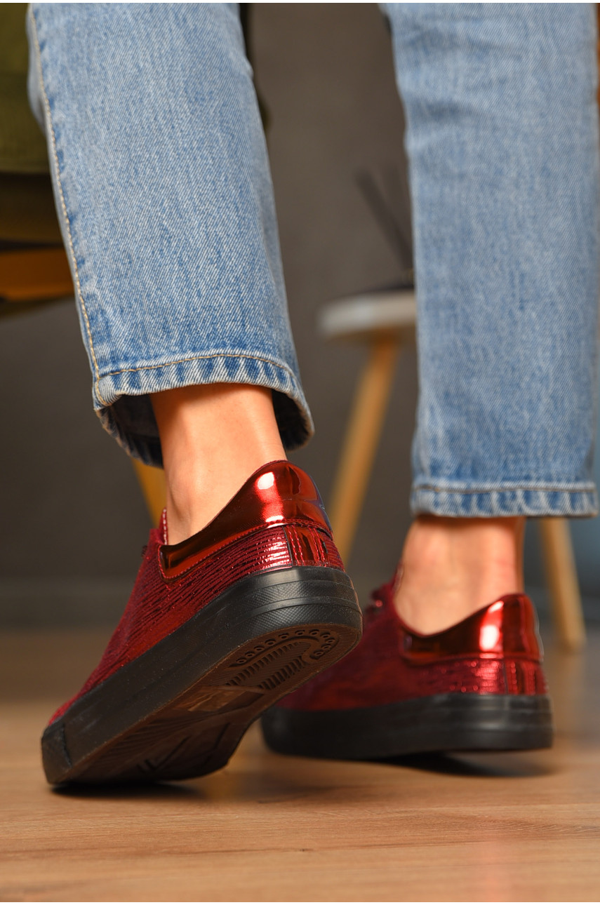 Мокасини жіночі червоного кольору 2975-46 206731