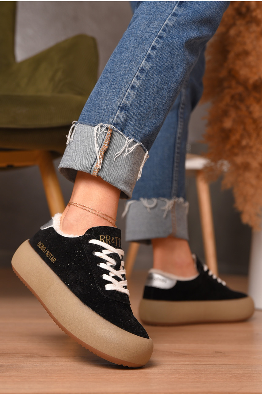 Кроссовки женские демисезонные черного цвета N006 206737