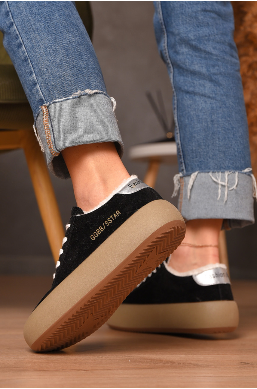 Кроссовки женские демисезонные черного цвета N006 206737